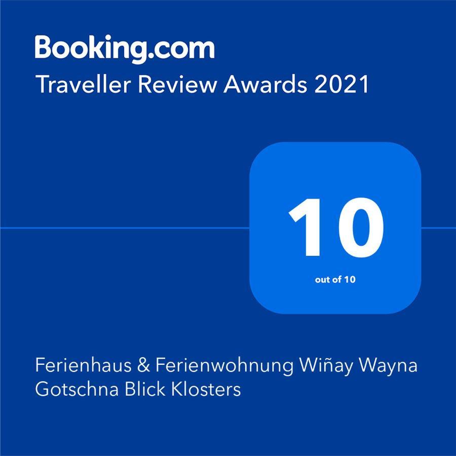 Ferienhaus & Ferienwohnung Winay Wayna Gotschna Blick Klosters Εξωτερικό φωτογραφία