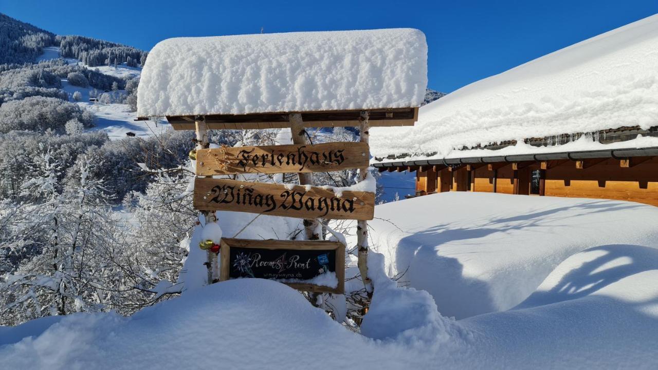 Ferienhaus & Ferienwohnung Winay Wayna Gotschna Blick Klosters Εξωτερικό φωτογραφία